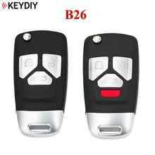 B26-3 B26-3+ 1 Стиль универсальный пульт дистанционного управления Управление ключ 3 кнопки B-Series для KD900 KD900+, URG200, KEYDIY пульт дистанционного управления