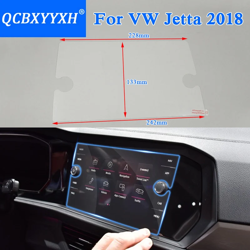 Qcbxyyxh For Volkswagen Jetta 2018 Car Styling Gps Navigation Screen Qcbxyyxh For Volkswagen Jetta 2018 Car Styling Gps Navigation Screen Gl Protective Film Dashboard Display In Automotive Interior Stickers