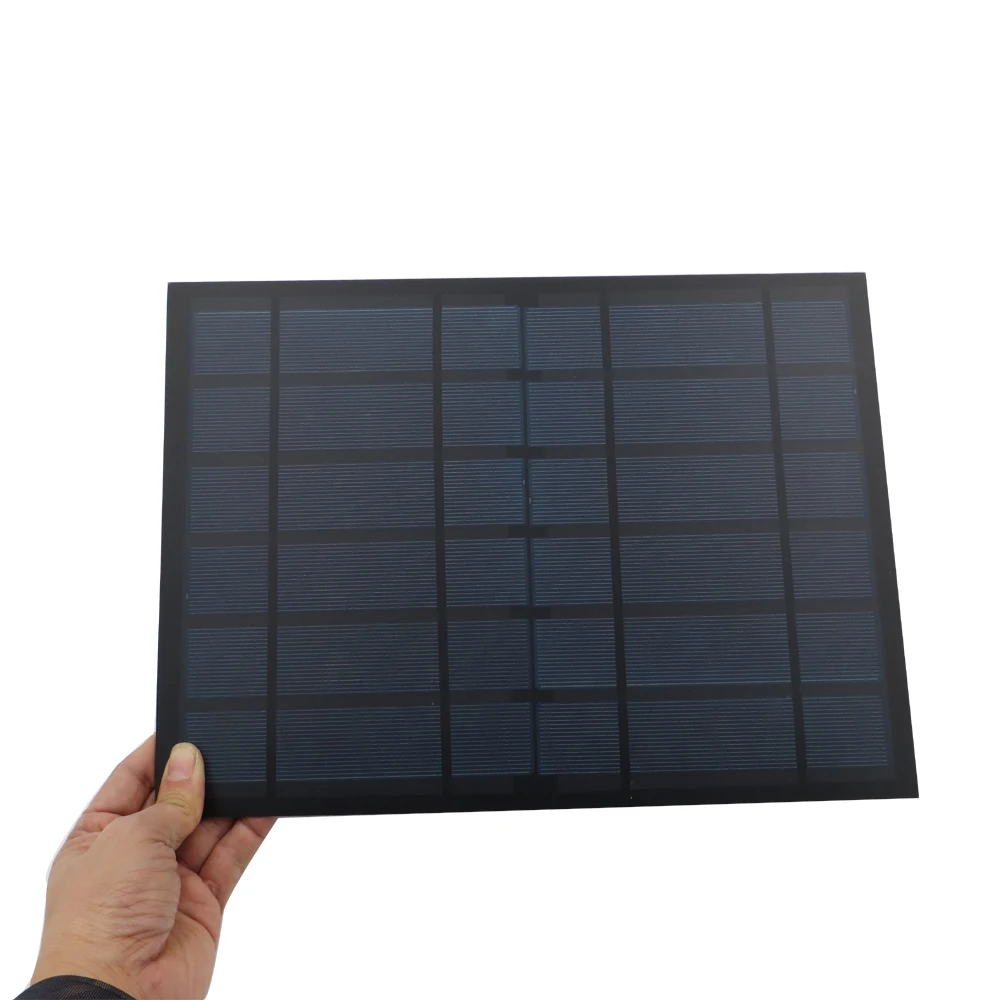6Vdc 1670mA эпоксидный поликристаллический кремний DIY батарея 10 Вт 10 Вт панели солнечные стандартный мощность зарядки Модуль Мини солнечных