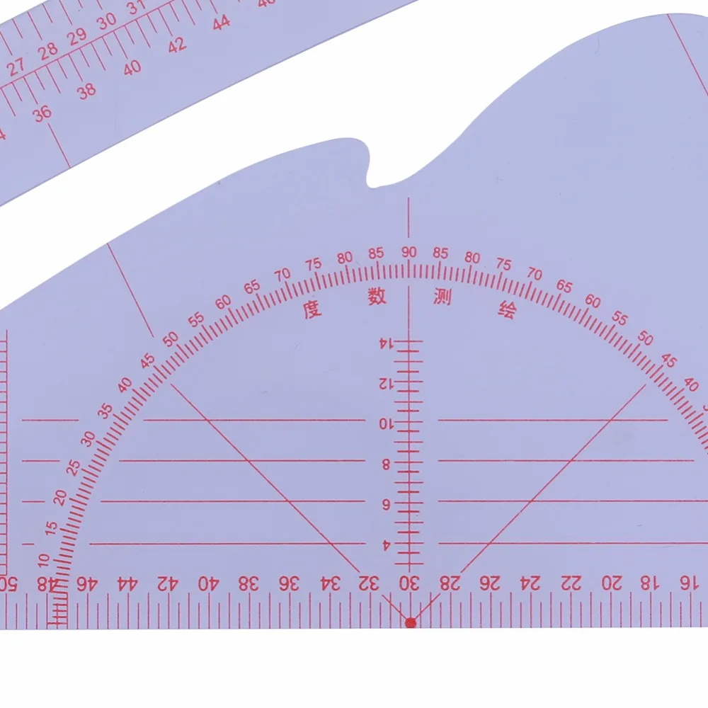 1:3/1:4/1:5 износостойкая Лоскутная линейка, линейка для рисования одежды, линейка для шитья, инструмент для шитья, треугольная линейка для шитья