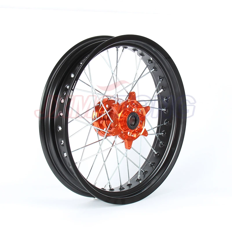 Ободок для переднего колеса Supermotard оранжевый ободок ступицы 3 5*17 дюймов KTM SXF EXC R SX