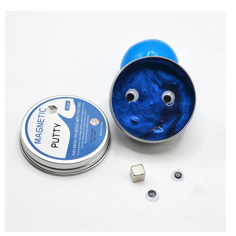 

New DIY magnetic clay polymer clay toy smart rubber magnet plasticine magic manual mud relief pressure toy puzzle children gift
