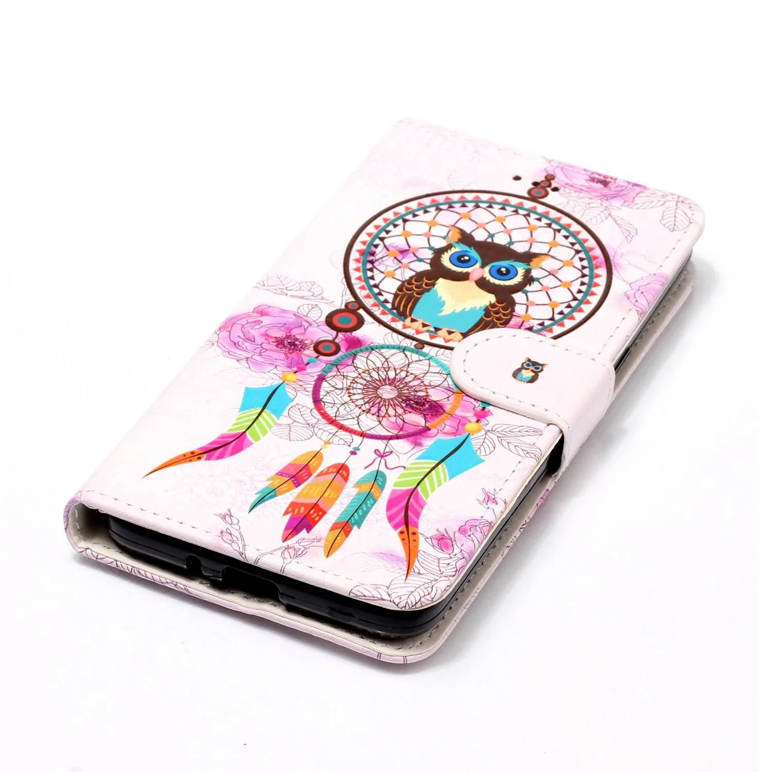 Odwr³Ä Portfel PU Rzemienna Pokrywa dla Samsung J2 Prime Wilk lew Odwr³Ä Portfel PU Rzemienna Pokrywa dla Samsung J2 Prime Wilk lew SOWA ElephantWith Stojak i Funkcja Cameo Ramka na zdjÄcia w Odwr³Ä Portfel PU Rzemienna