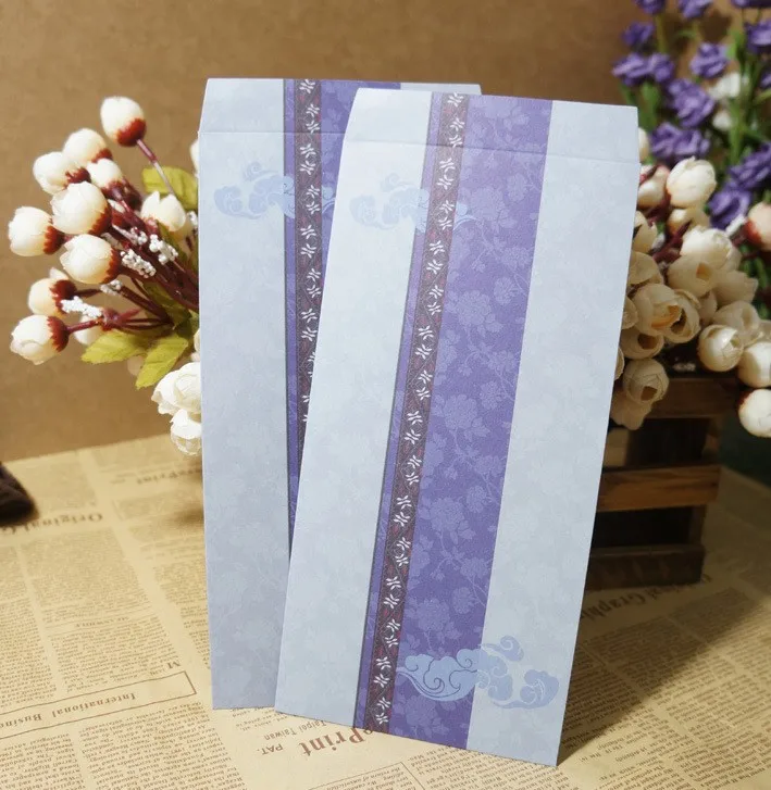 50 шт./компл. Китайский традиционный старинный бумажные конверты винтажный бизнес подарочная бумага конверт новинка