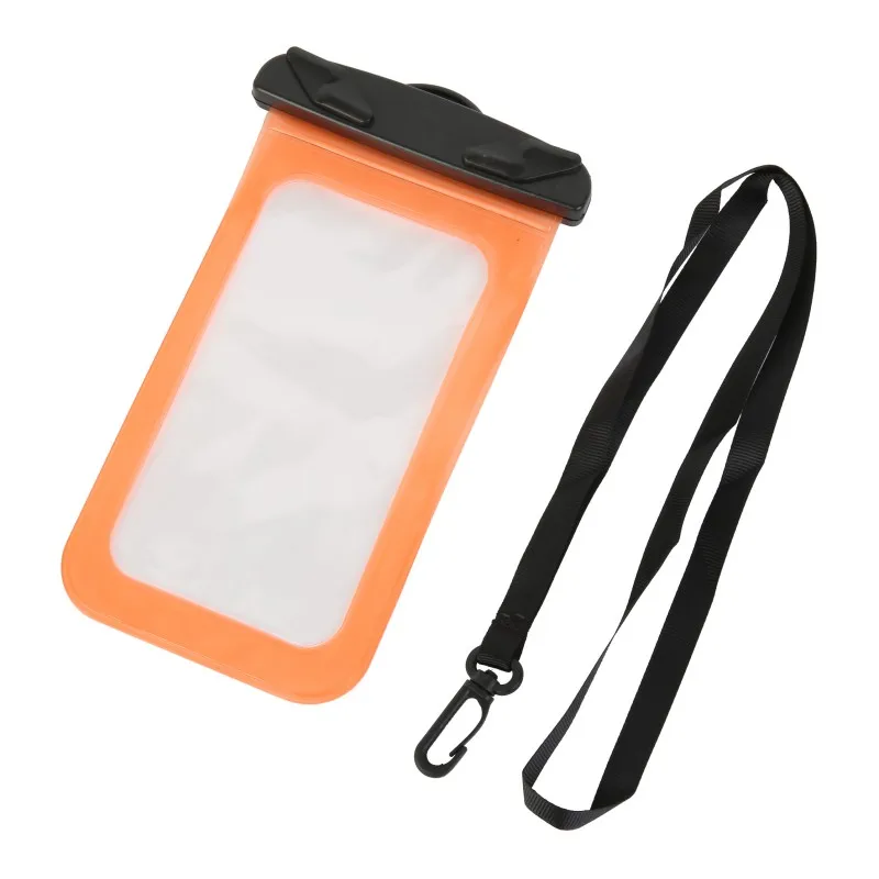 

7 Colors Waterproof Multi-style Valve Type Mini Swimming Bag For Smartphone Touch Screen Bag Phone Care Phone Container