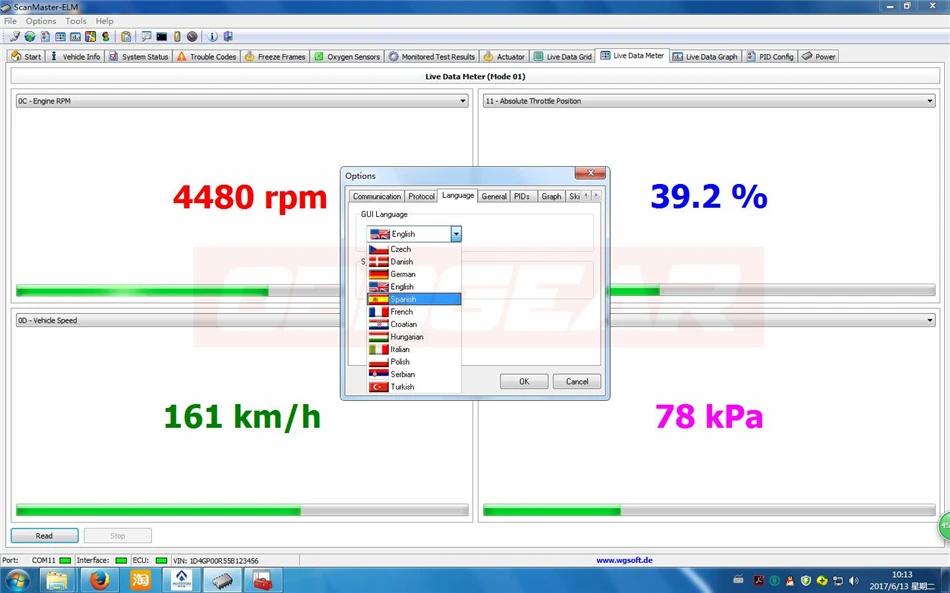 ELM327 USB OBD2 FTDI FT232RL чип сканер OBD II автомобильной для ПК EML 327 V1.5 ODB2 Диагностика интерфейса ELM 327 USB V 1,5