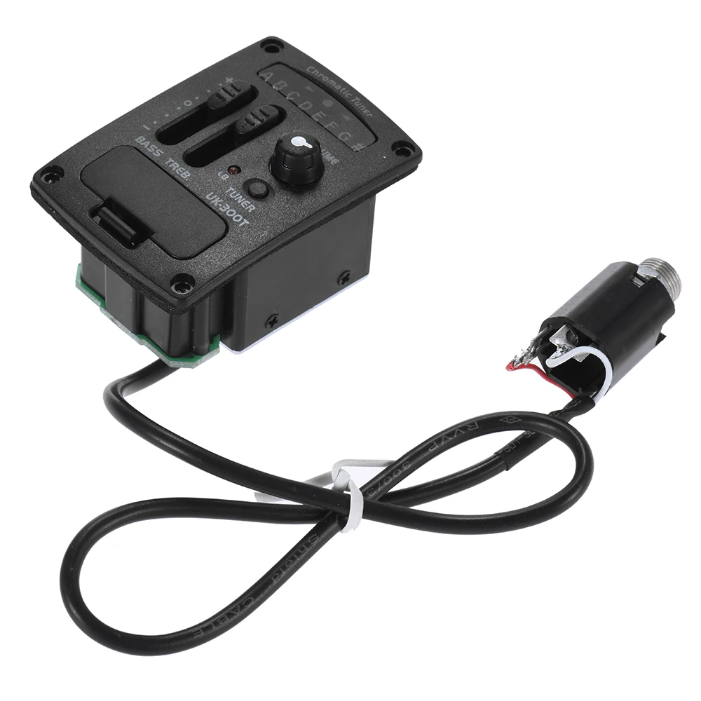 

UK-300T Ukulele Ukelele Piezo Pickup Preamp 2-Band EQ Equalizer Tuner System High Quality Guitar Parts & Accessories