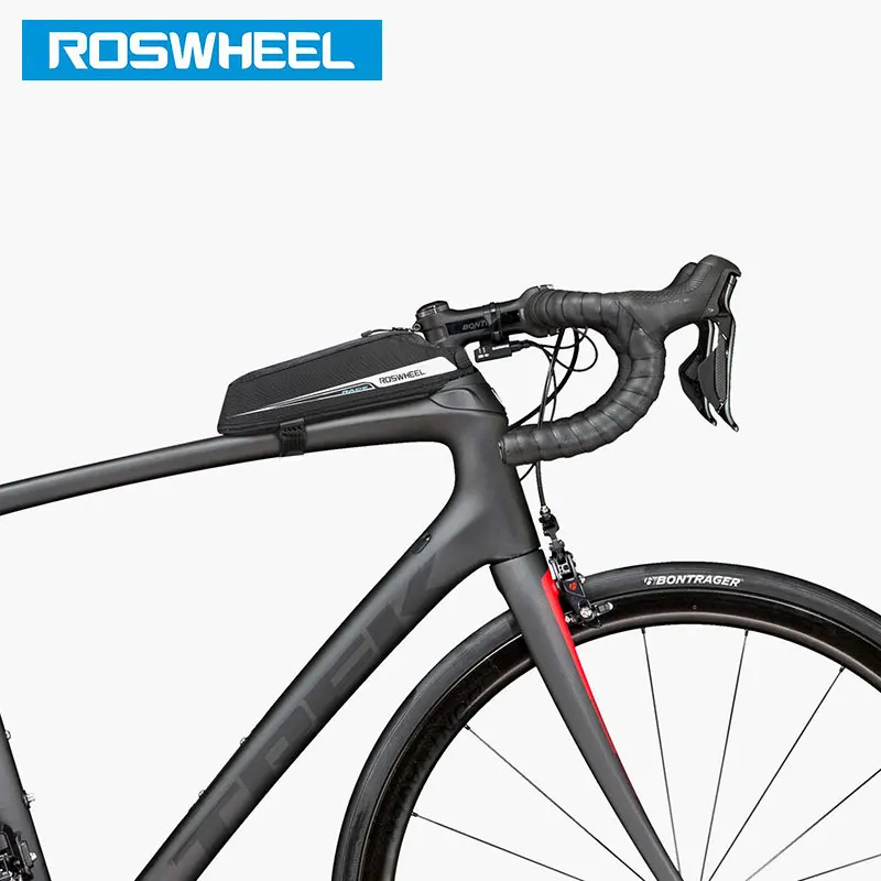 ROSWHEEL Велоспорт рамка сумка велосипед Топ Тонкий чехол для хранения Сумы MTB дорожный BikeTube Паньер Bycicle Bolsa