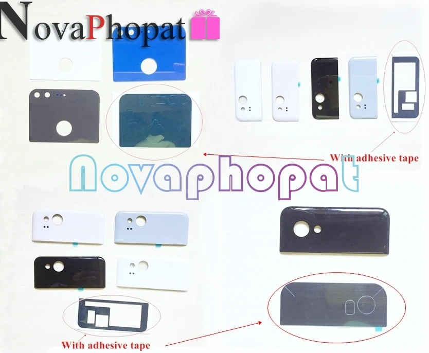 Novaphopat задний стеклянный объектив камеры задняя крышка корпуса крышки для HTC Google