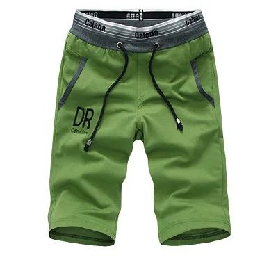Модный повседневный мужской спортивный костюм, брендовый комплект для фитнеса, мужские шорты, костюмы из двух предметов, футболка, тренировочные штаны, тренировочный костюм, мужские шорты размера плюс 4XL - Цвет: k08 Green