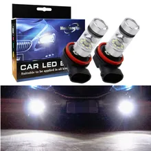 2pcs H11 H8 LED 100W Bulbs White 9005 HB3 HB4 9006 Car Daytime Running Lights Fog Light Auto DRL Driving Lamp 360 degree beam