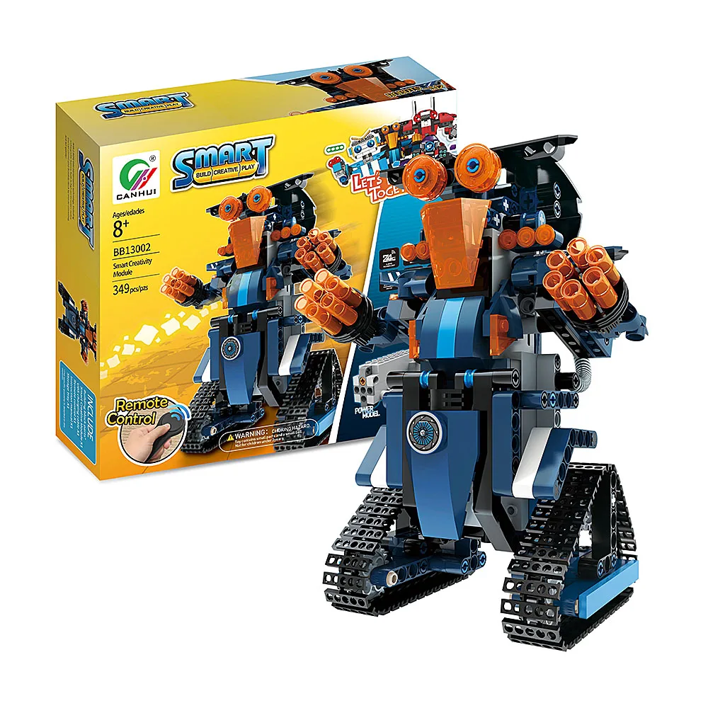 BB13002 M2 349 шт. DIY 2,4 г Smart Remote Управление Building Block RC робот игрушки Подарки для детей Детский подарок