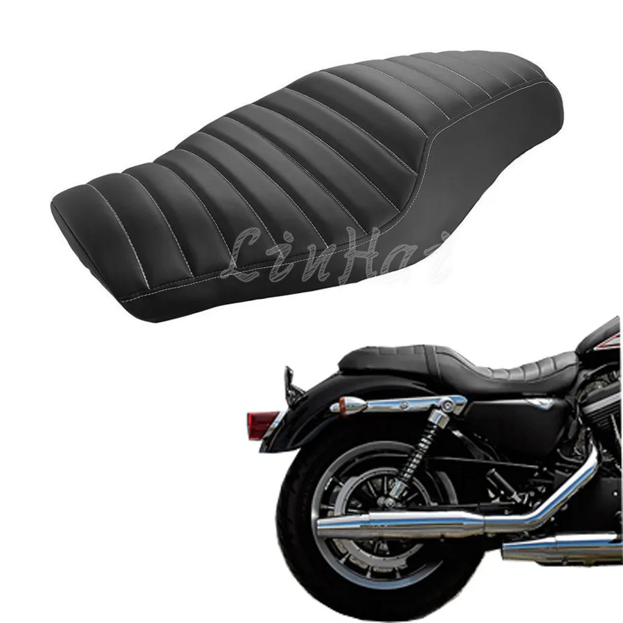 Motorcycle Seats Seat Parts Black Driver Passenger Seat For Harley Sportster Xl10x 48 72 Iron 8 10 15 Phlox Pro