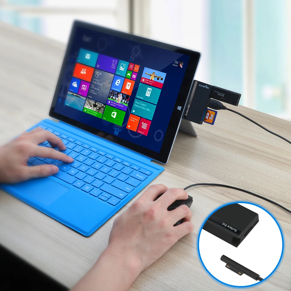 Rocketek USB 3 0 кард ридер 5 в 1 мульти считыватель карт памяти для Mico SD/TF Microfoft Surface Pro 3/4
