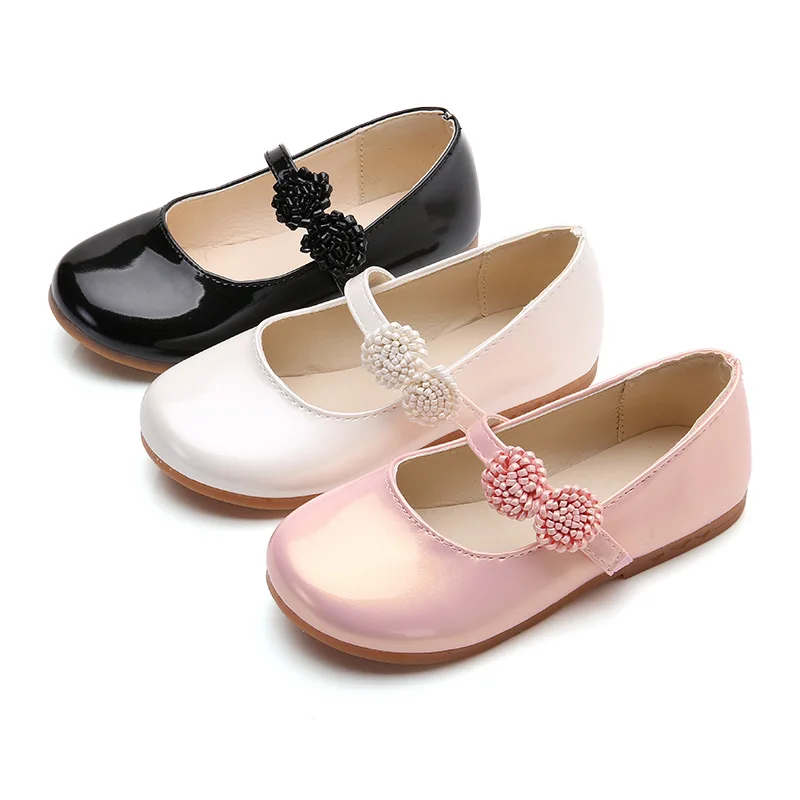 2018 Autumn New Childrens Leather Shoes Girl Flowers Princess Spring Elegant Student Dance Wedding Party huismerk kopen in de aanbieding 2018 Autumn New Childrens Leather Shoes Girl Flowers Princess Spring Elegant Student Dance Wedding Party huismerk kopen in de aanbieding