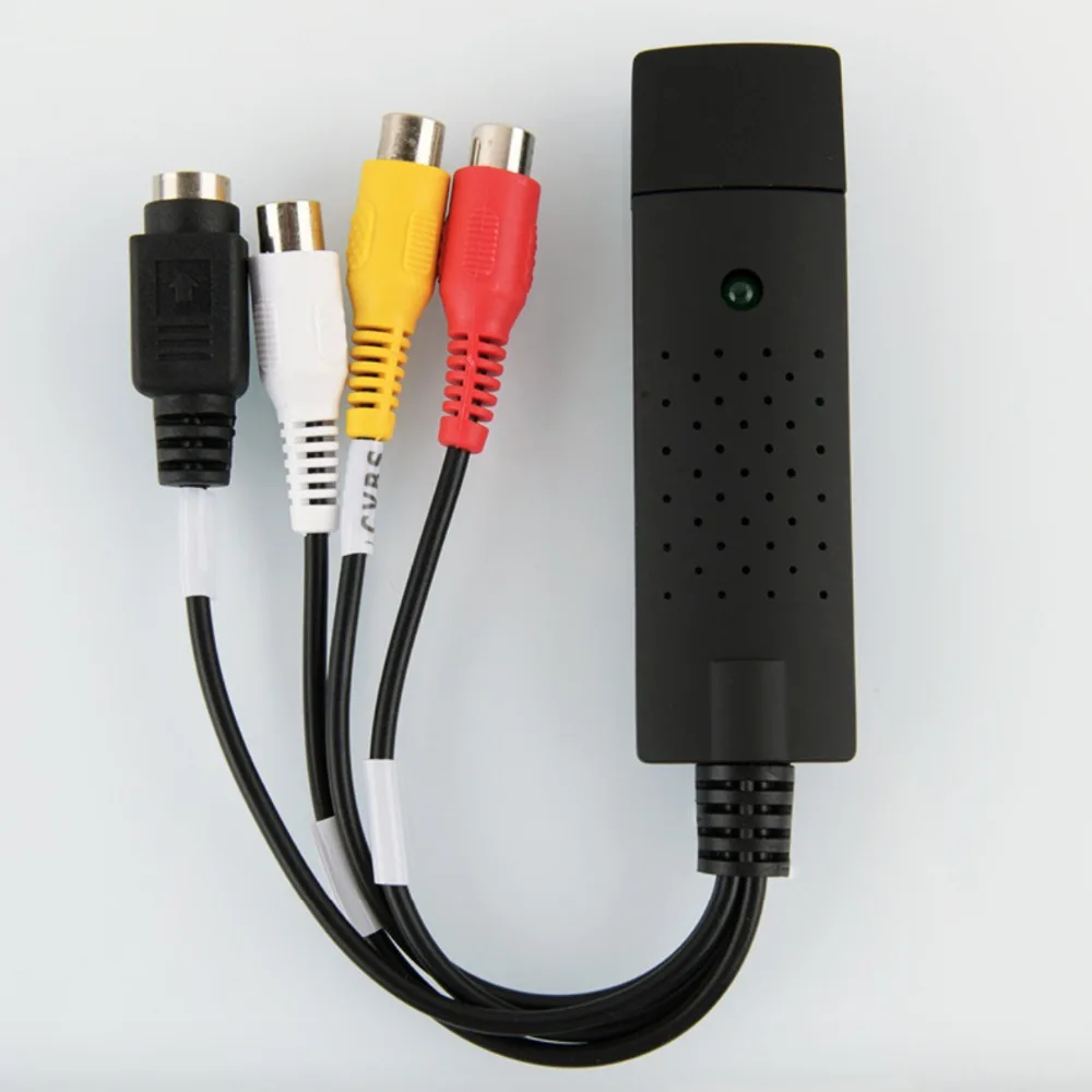 Адаптер видеозахвата VKWIN Easycap USB2.0 для ПК ноутбука USB 2 0 Карта ТВ тюнер VCR DVD AV RCA
