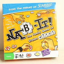 Смешные игры Scrabble от производителя scrabble Семейная Игра украденных слов ребенок кроссворд доска слова соответствующие анаграммы
