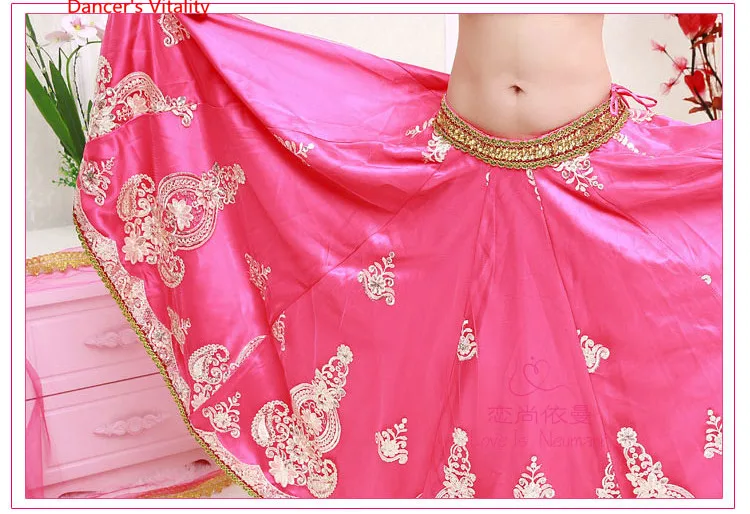 Индийский болливудский танец танцы Одежда Производительность Сари вуаль халат платье юбка вуаль костюмы одежда