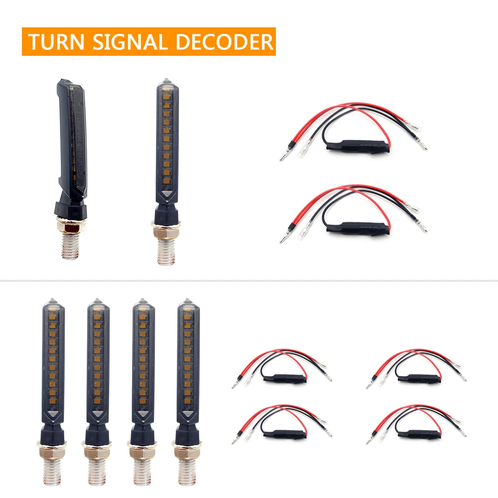 

Forauto 4 pieces / (1set) flashingled turn signal motorcycle Indicator light For honda msx yamaha nmax accessories