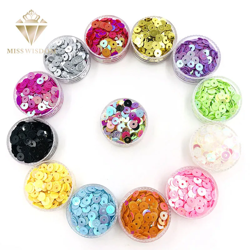 

NEW wholesale 20g/250g/500g 4mm PVC Round shape Flat sequins with hole sew on crafts accessories diy garment/weeding dress