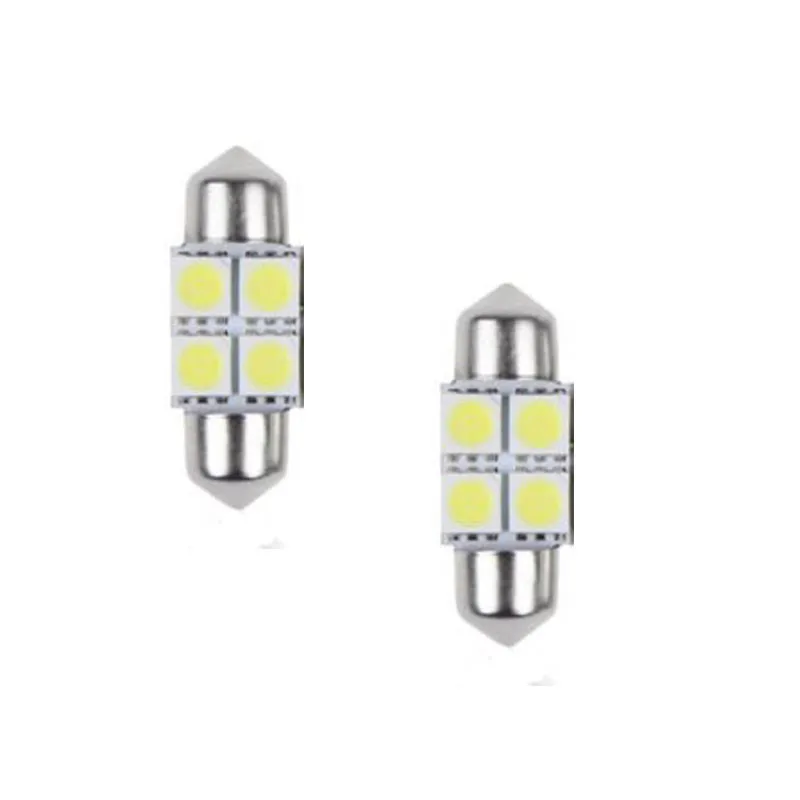 

2016 New Hot 10x 5050 31mm 4SMD Car Interior Dome Festoon LED Light Bulbs Lamp White DC 12V Free Shipping&Wholesale