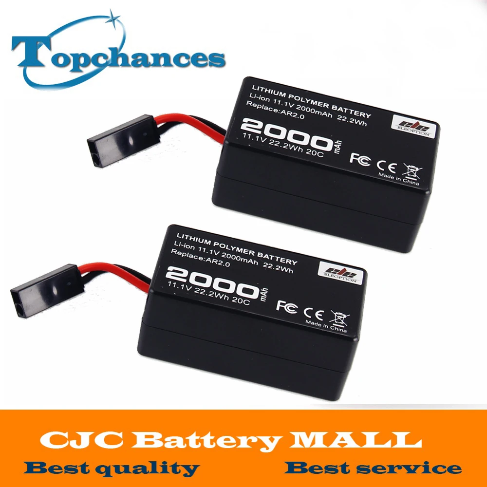 Topchances 11.1V//4000mAh Rechargeable Battery,Lipo Upgrade Replacement Battery for Parrot Bebop 2 RC Drone Quadcopter
