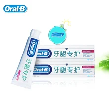 Oral B Fight Gum Swelling & Bleeding Toothpastes Fluorinated Deep Clean Reduce Plaque Fresh Mint Tooth Pastes 140g*2pcs