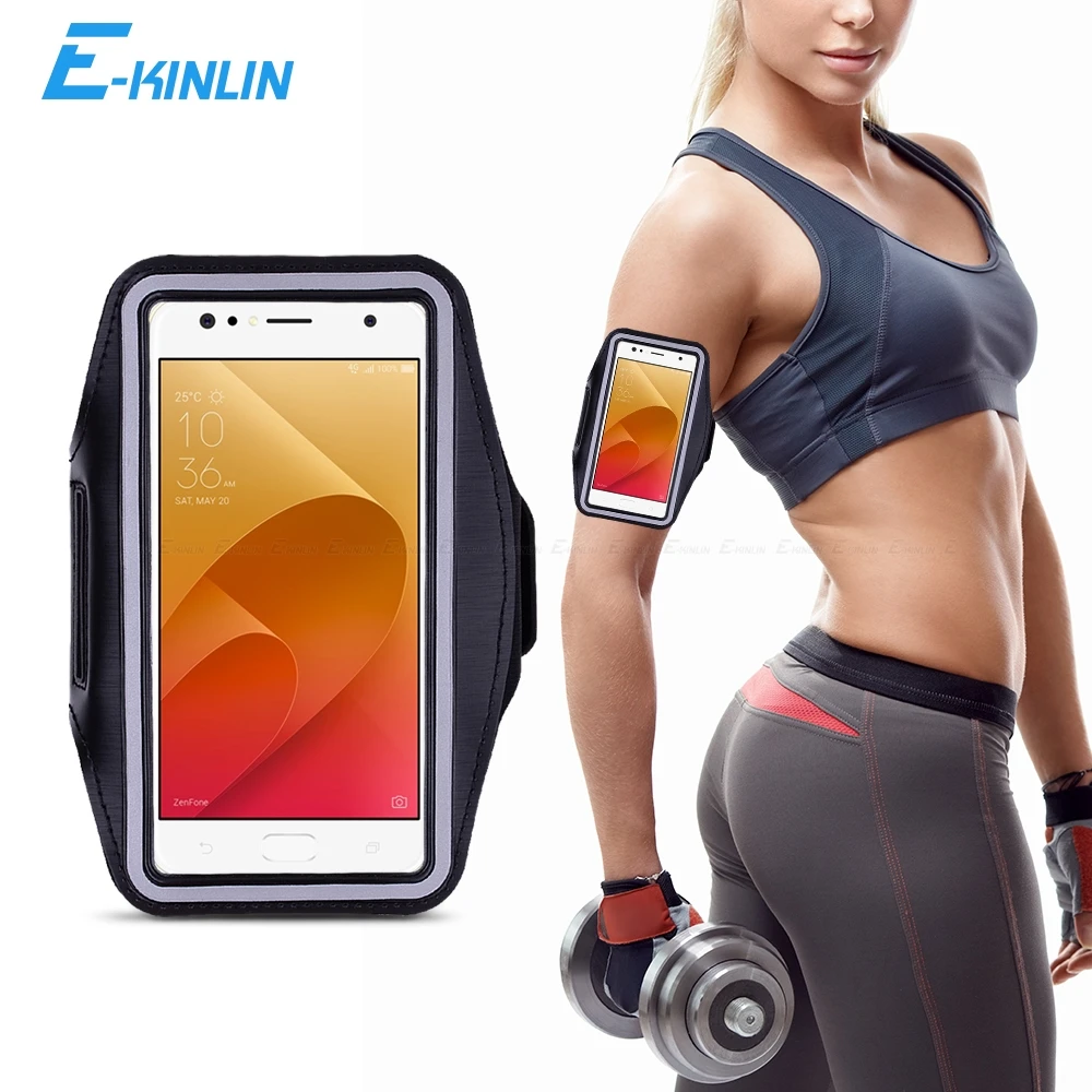

Sport Gym Running Case Arm Band For Asus ZenFone 4 Selfie Lite Pro ZD553KL ZD552KL ZB553KL ZD551KL ZB520KL Phone Belt Bag Cover