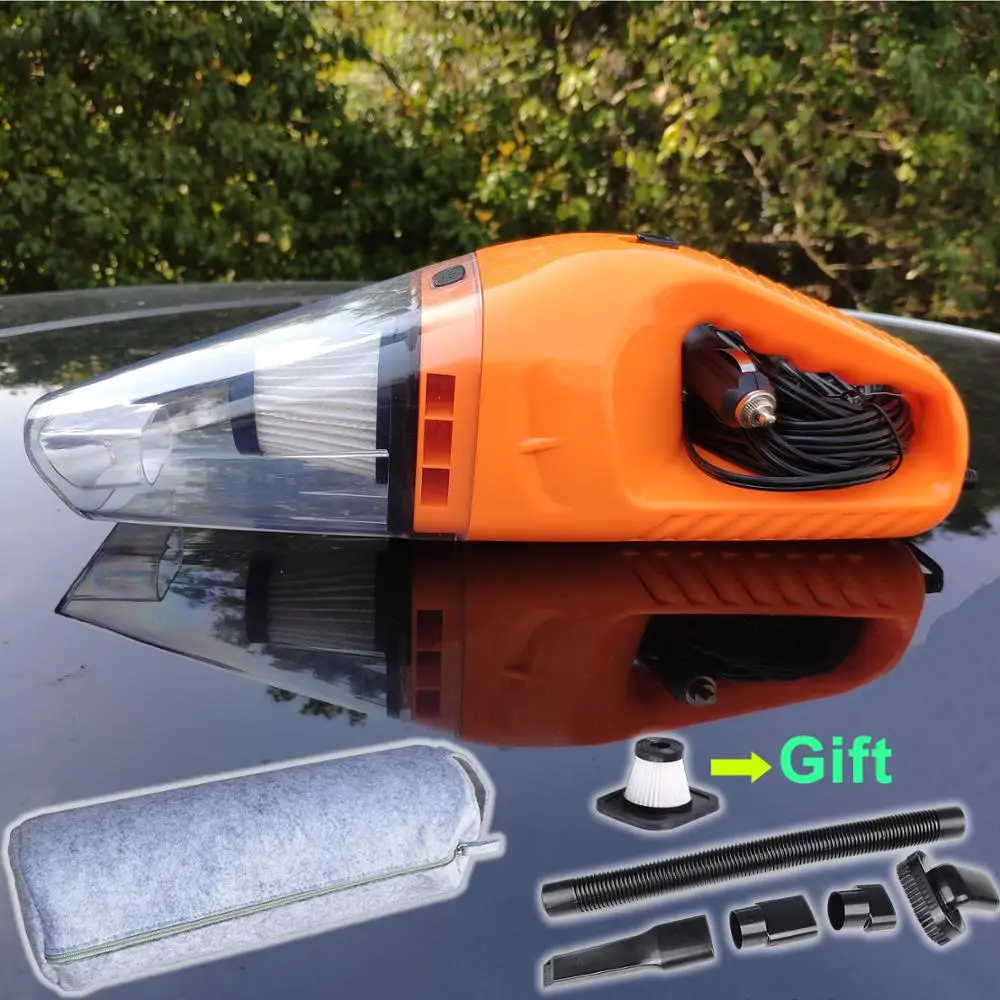 2 фильтра HEPA 12V/120 Вт Портативный автомобильный пылесос мокрое и сухое двойного