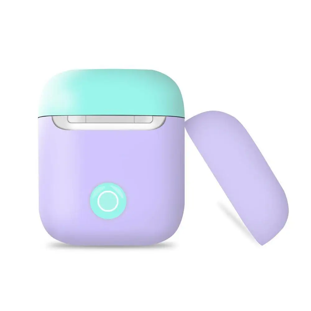 Портативный и защитный силиконовый чехол для Apple Airpods 1 2 (подарите верхнюю крышку