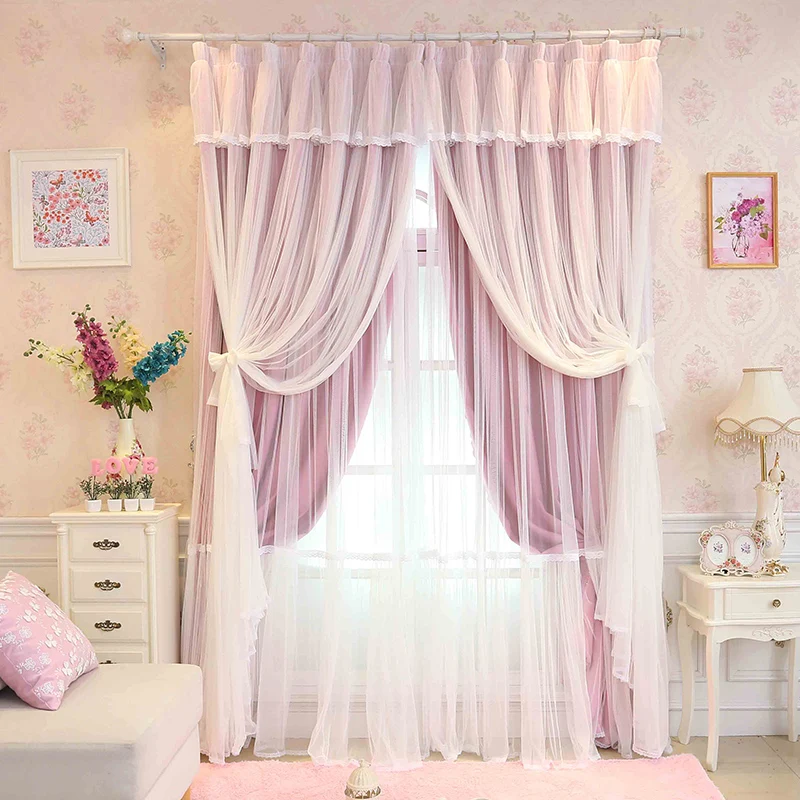 

SunnyRain 1-Piece Luxury Curtain For Bedroom Blackout Curtains For Children Room Living Room Drapes Customizable