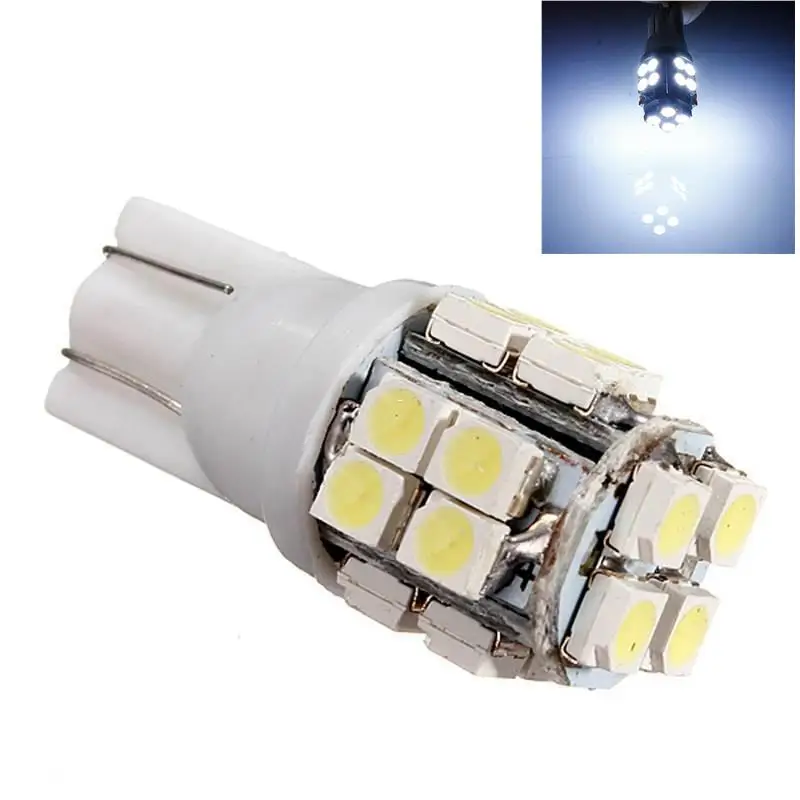 T10 W5W светодиодный 194 168 2825 T10 20SMD 20 светодиодный лампы для номерного знака автомобиля светильник двери светильник Боковой габаритный фонарь светильник s Карта Поворотная сигнальная лампа