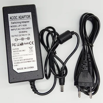 

16V3A power supply 16V 3A dc switching adapter adaptor 16 volt 3000mA power adapter Universal EU US UK AU plug 5.5mmx2.1-2.5mm