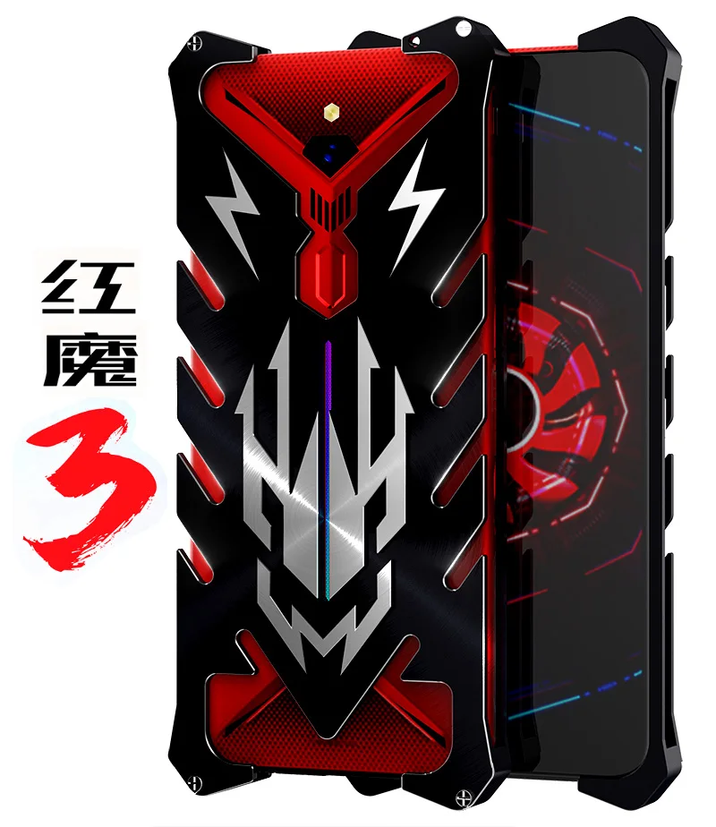 Zimon Armor II авиационный металлический чехол для ZTE Nubia Red Magic 3 бампер мощный