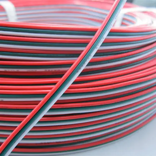 Лучшая цена 100 м/лот 3pin 22awg луженая медная Изолированная проволока