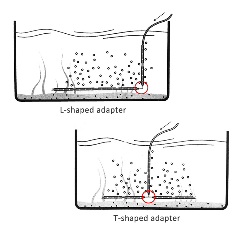 Аквариумные рыбные резервуары, прозрачные пластиковые Пузырьковые палочки, аэратор для аквариума, пузырьки для аквариума, Пузырьковые каменные аэраторы