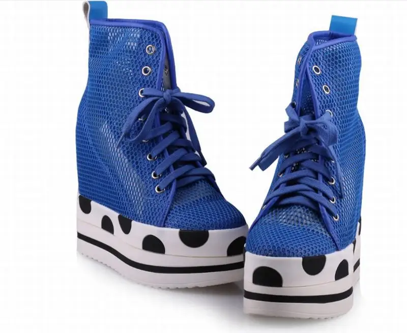 forme green Up String Boot Chaussures rose B Casual Ultra Ascenseur Mesh Haute D'été Croissante Mode Compensées A Lace Bead black Femmes black White Plate Respirant yellow Cheville blue yellow Hauteur q6gBxXTWFw