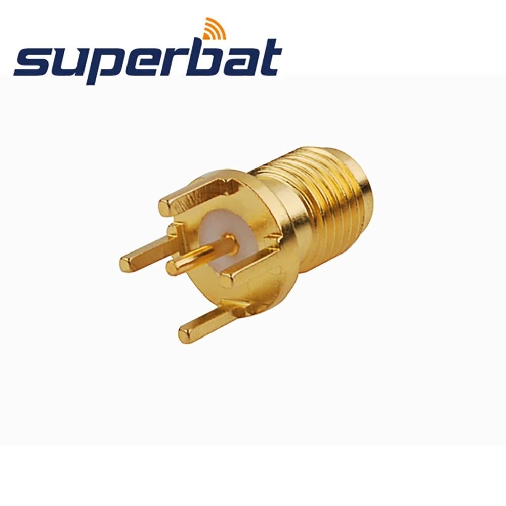SMA 50ohm Thru Hole Female RF Coaxial Connector for Electronic Components