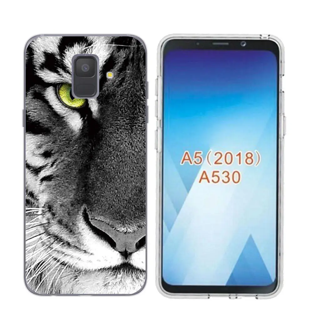 Arvin Clear Soft TPU Case FOR Samsung A5 Paniting Case FOR Samsung A3 A7 A8 Fashion Back Protective Phone Cover FOR A6 Plus 2018 (2)