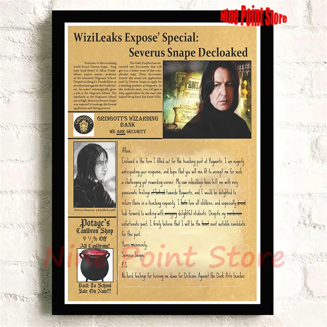 Harry Potter Wanted Order Undesirable No.1 Coated paper Poster Daily ...