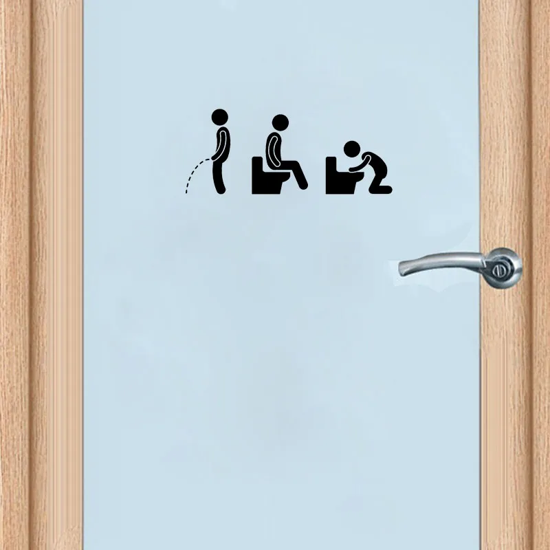Personality Toilet Icon Picto Vinyl Door Sticker Stylish Home Decoration Accessories Wall Sticker A2249 Personality Toilet Icon Picto Vinyl Door Sticker Stylish Home Decoration Accessories Wall Sticker A2249