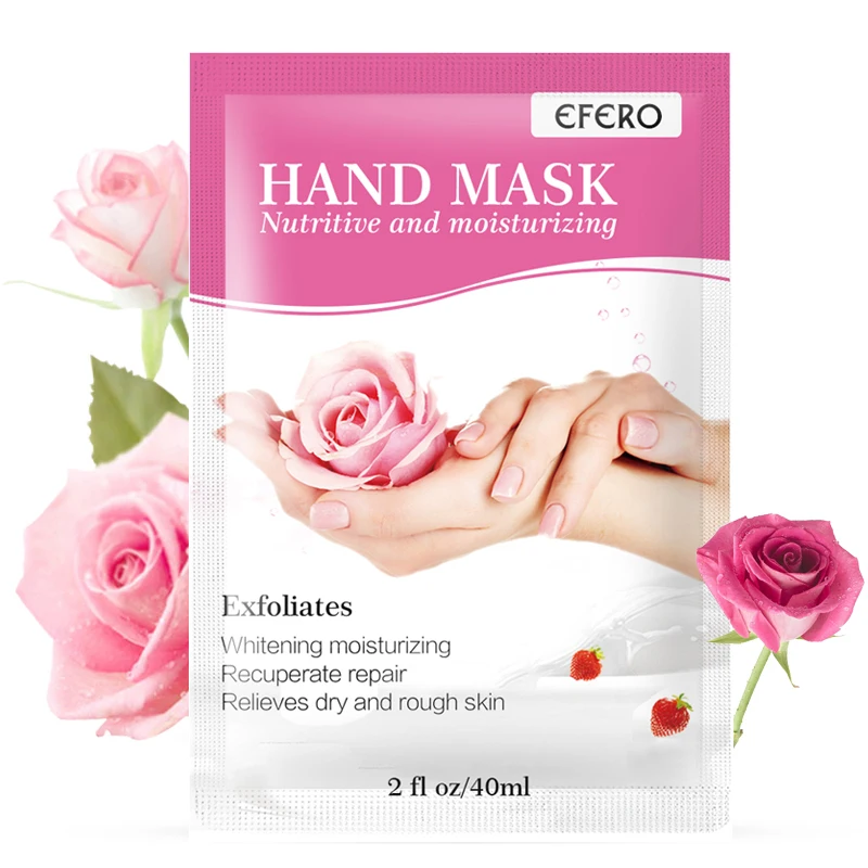 

EFERO 1pair=2pcs Exfoliating Hand Mask Peel Hand Care Hand Scrub Remove Dead Skin Moisturizing Spa Gloves Whitening Hand Cream
