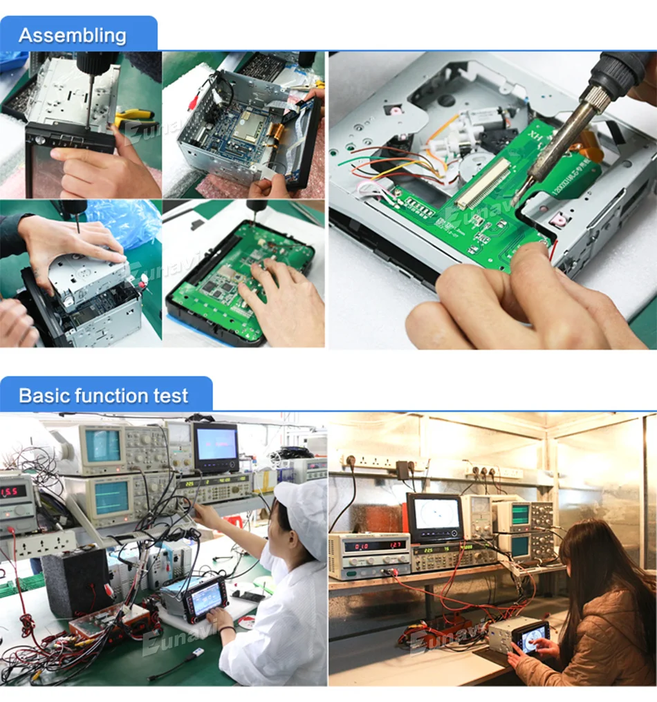 Excellent Eunavi 2 Din 7" Android 8.1 Car DVD Player Radio Online Maps GPS Navigation WIFI for Ford focus II Galaxy Transit Tourneo Mondeo 29