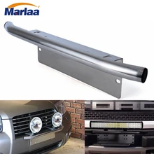 Bar in Stile Paraurti Anteriore Targa Staffa di Montaggio Del Supporto per Jeep Wrangler YJ TJ JK JKU Sport Sahara Rubicon 2/4 door 1955-2017