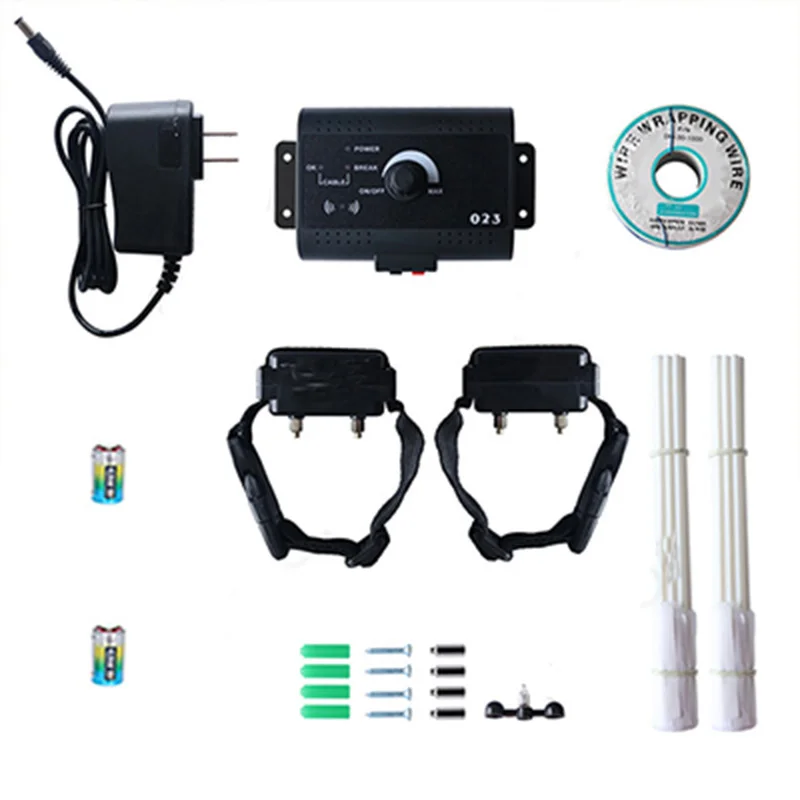 023 Safety Pet Dog Electric Fence With Waterproof Dog Electronic Training Collar Invisible Electric Dog Fence Containment System