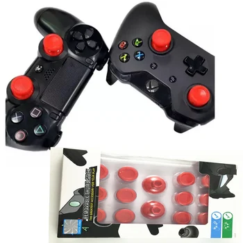 

Newest Red Enhanced Removable Durable Thumbsticks Thumb Stick Joystick Caps Cover Custom for Sony PS4 Playstation 4 PS4 Pro Slim