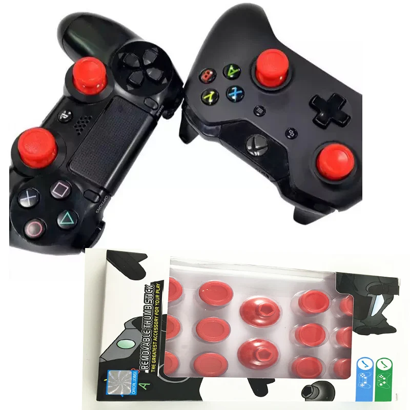 Новые Красные улучшенные съемные прочные Thumbsticks Thumb Stick джойстик колпачки на