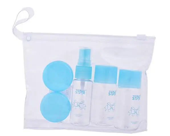 Travel Mini font b MakeUp b font Container Bottle Plastic Transparent Empty Eyeshadow font b Makeup