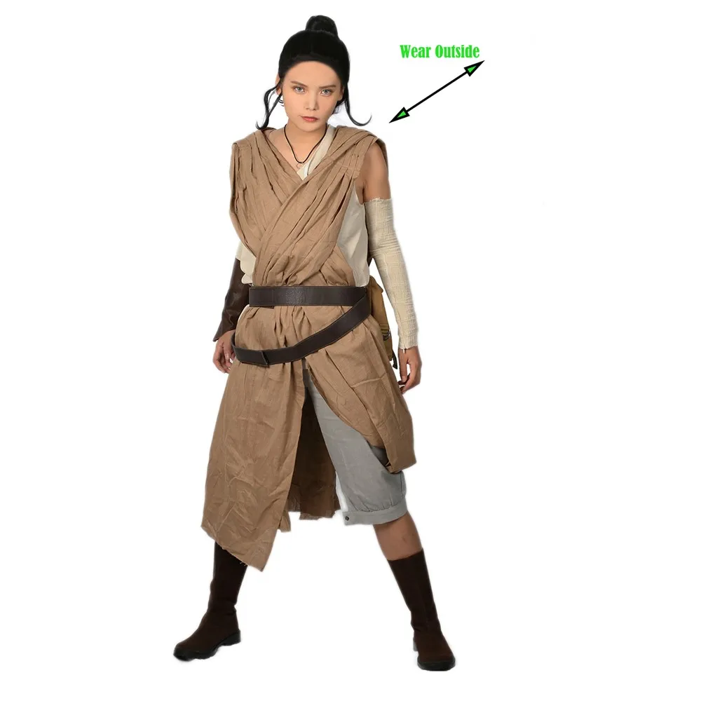 Женский костюм для косплея из полиэстера X COSTUME S Wars: Episode IX Rey|Костюмы фильмов и ТВ| |