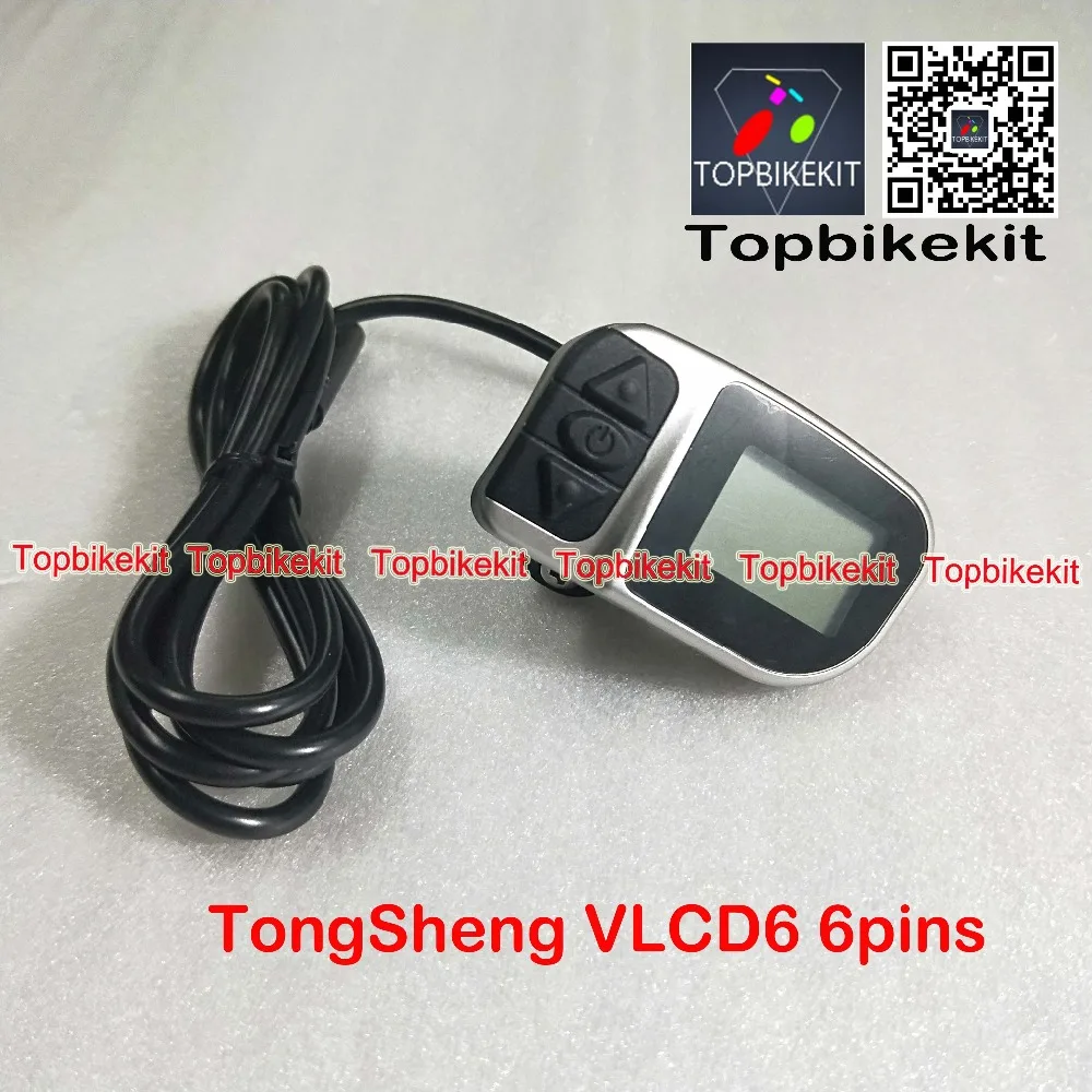 Tongsheng Маленький дисплей VLCD6 6 контактный разъем для TSDZ2 Средний привод двигателя 250